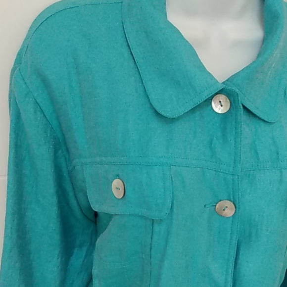 Ruby Rd Button up top sz 24W 2X - Picture 5 of 6